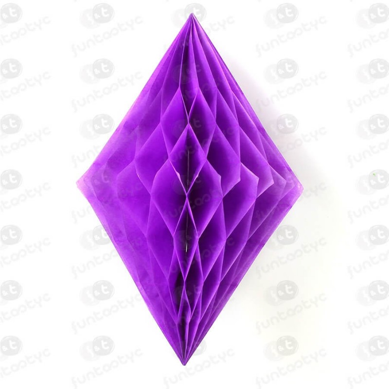 DIAMANTE PAPEL MORADO DECO UNIDAD