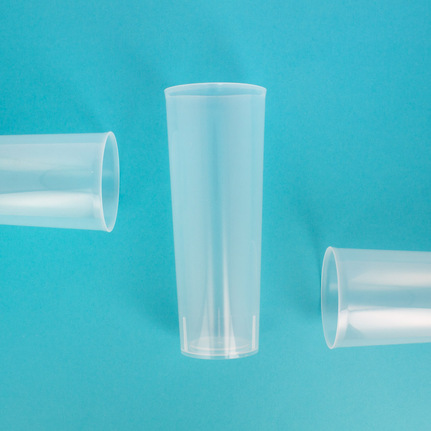 VASOS PLAST. TUBO 300 CC 10U